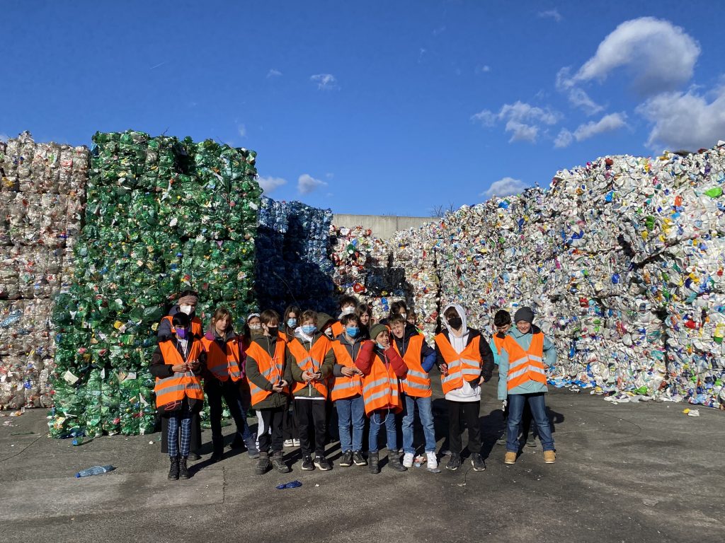 In der Müllsortieranlage