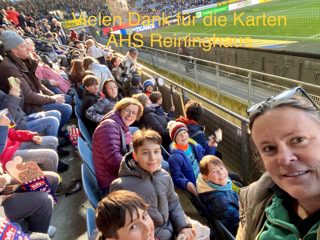 Besuch beim Sturm-Spiel